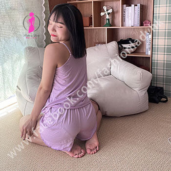 Camisole shorts pajamas set (Silk Fabric) 吊帶背心短褲睡衣套裝 (仿真絲) FLP000011